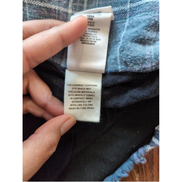 Free people Faux Leather Plaid Snap Button Motor Jacket Womens Sz XS Bikercore - Picture 9 of 11